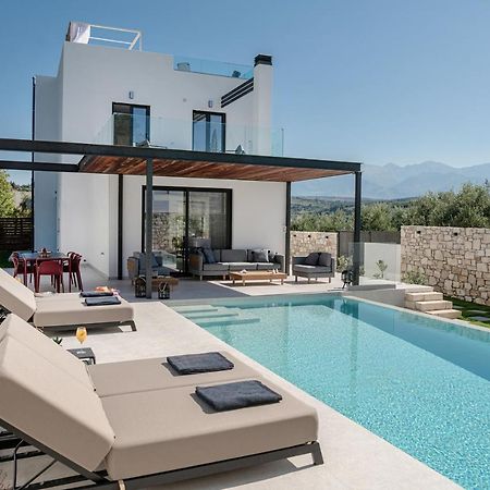 Avrilia Seaside Villa Heated Pool Almirida Buitenkant foto