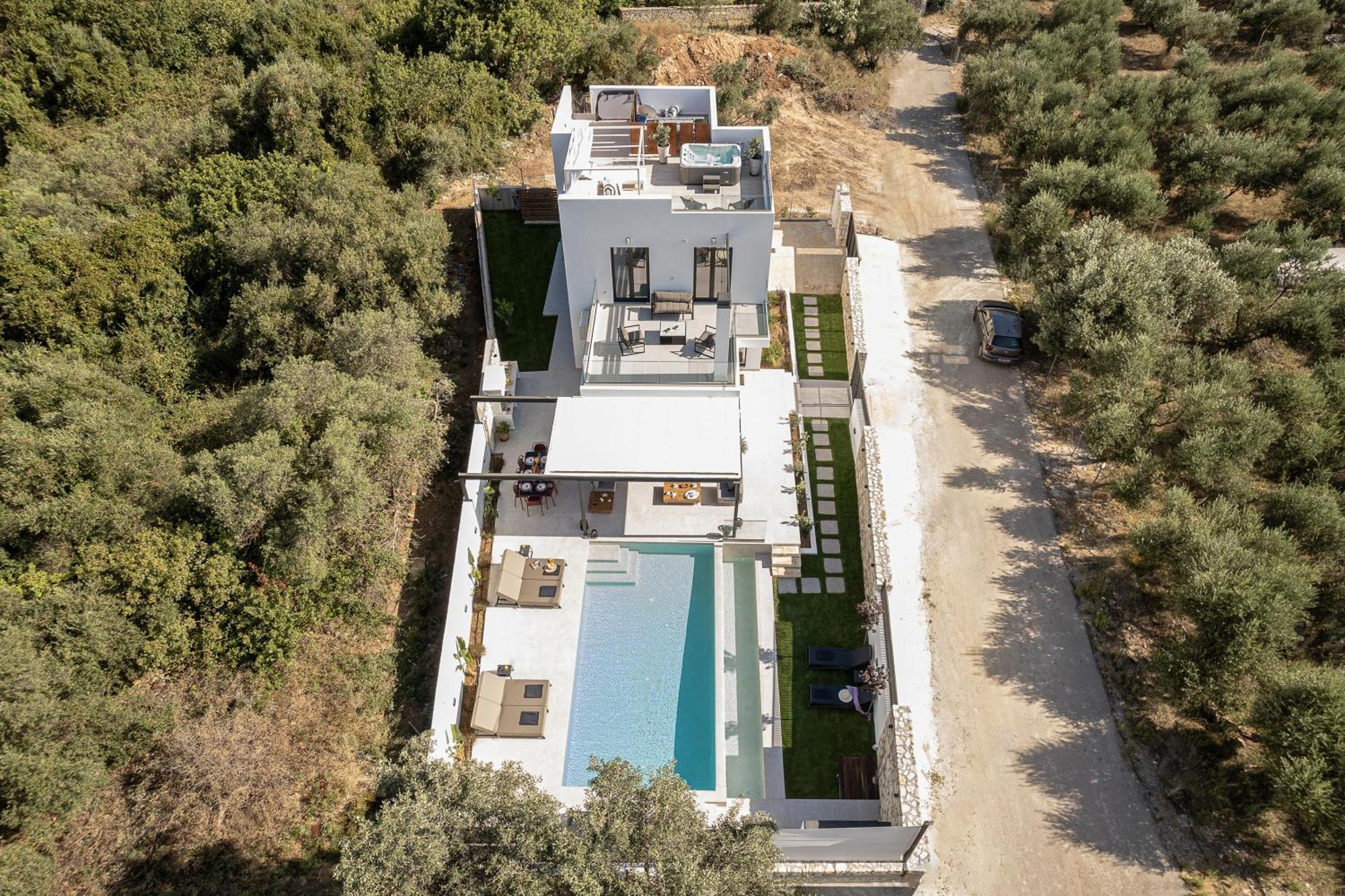Avrilia Seaside Villa Heated Pool Almirida Buitenkant foto
