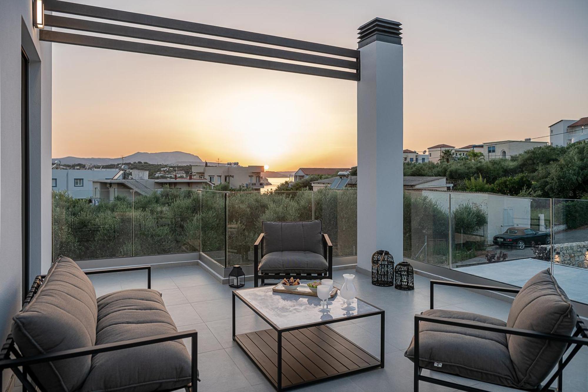 Avrilia Seaside Villa Heated Pool Almirida Buitenkant foto