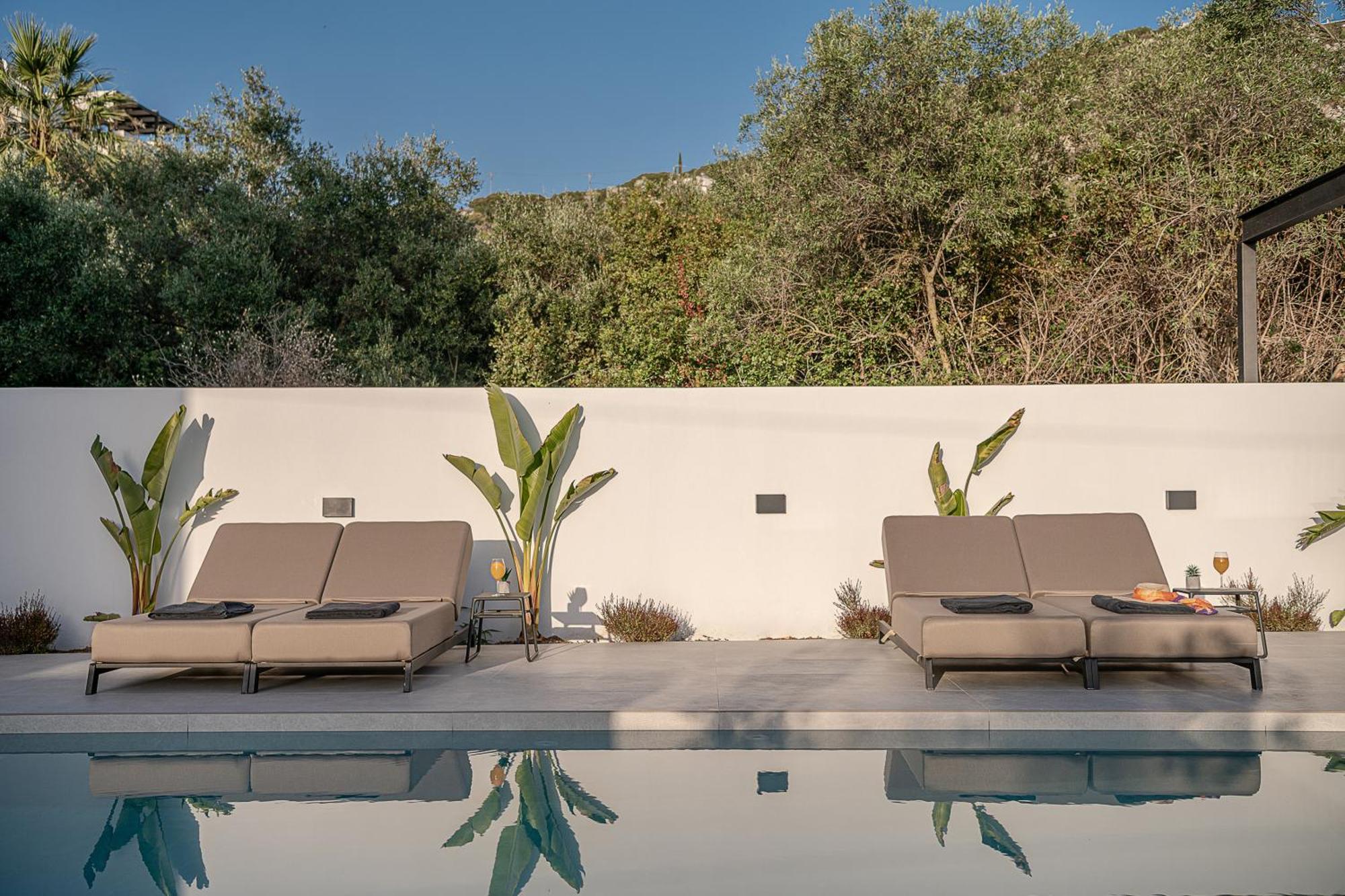 Avrilia Seaside Villa Heated Pool Almirida Buitenkant foto